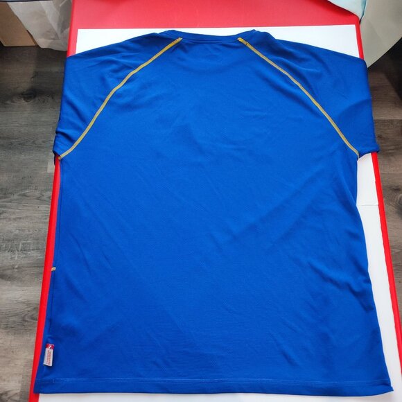 NHL Majestic St. Louis Blues hockey jersey blue men's size 2XL - Picture 3 of 9